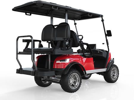 Lifted Golf Cart, 2+2 Seats