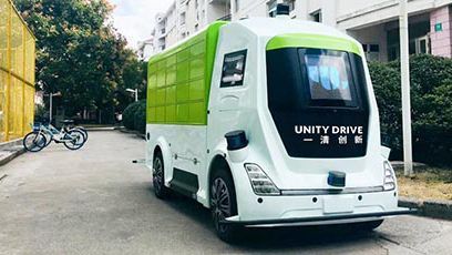Used as autonomous delivery vehicle